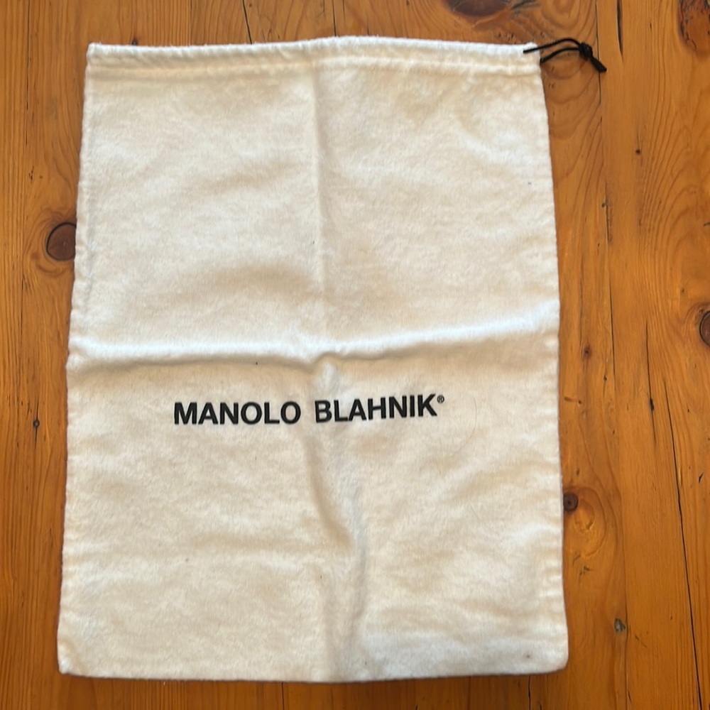 MANOLO BLAHNIK SHOE DUST BAG